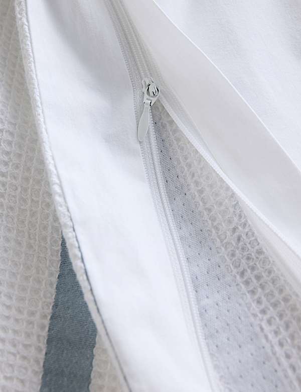 Pure Cotton Contrast Striped Waffle Bedding Set - SI