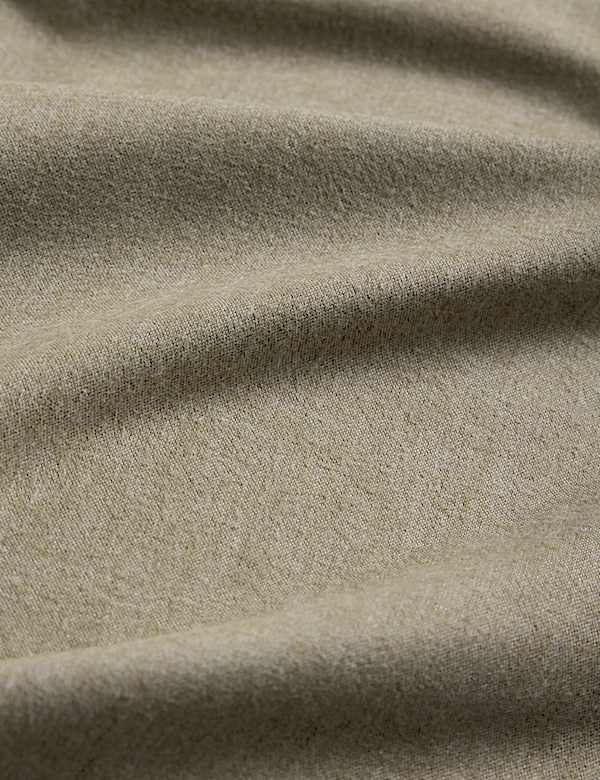 Brushed Cotton Melange Printed Geo Bedding Set - CN