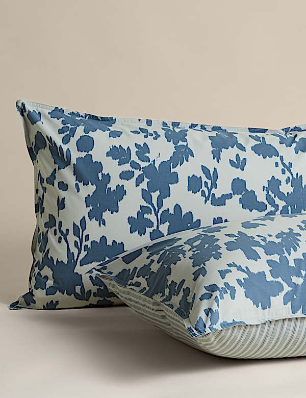 Cotton Rich Floral Reversible Bedding Set - LV