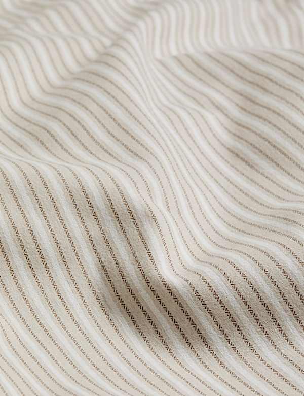 Brushed Cotton Striped Bedding Set - MV