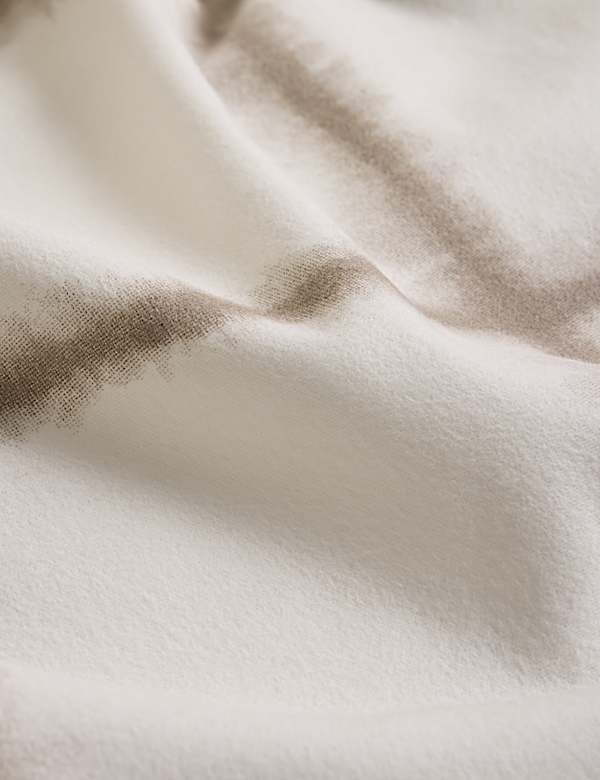Brushed Cotton Blurred Check Bedding Set - MV