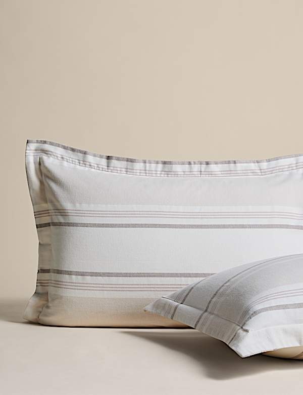 Brushed Cotton Yarn Dye Bedding Set - LV