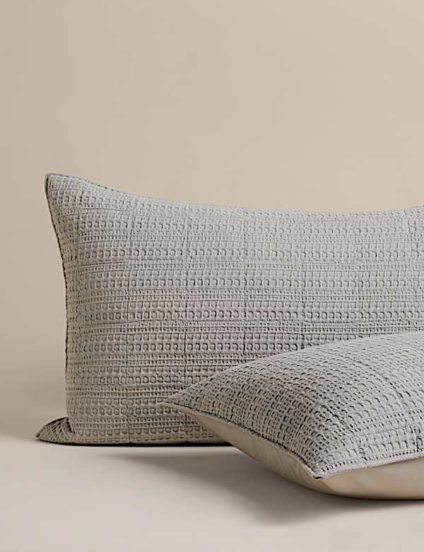 Pure Cotton Quilted Waffle 2.5 Tog Bedding Set - VN