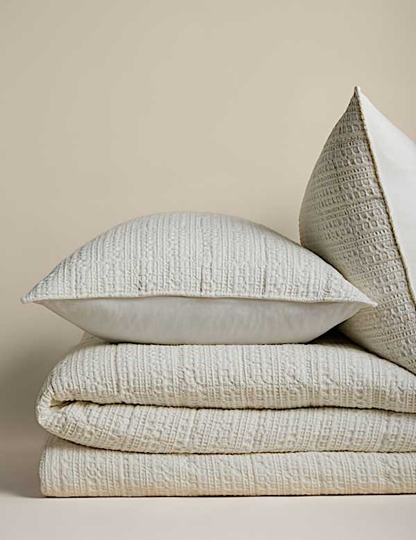 Pure Cotton Quilted Waffle 2.5 Tog Bedding Set - US