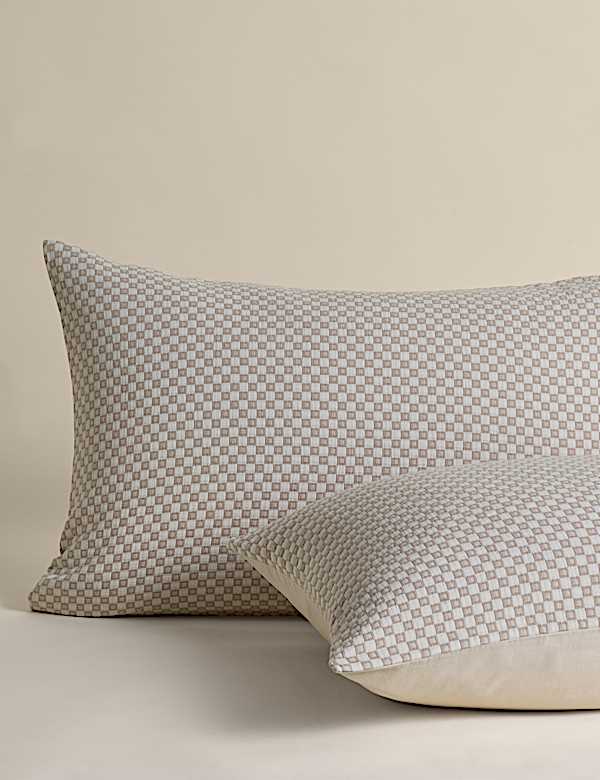 Pure Cotton Geometric Matelasse Bedding Set - CA
