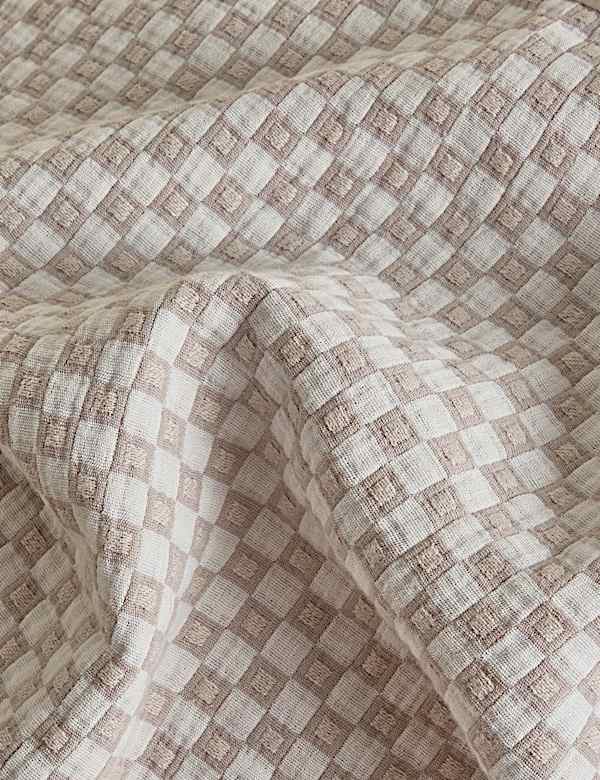 Pure Cotton Geometric Matelasse Bedding Set - CA