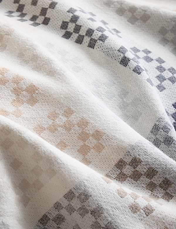 Geometric Floral Jacquard Bedding Set - LV