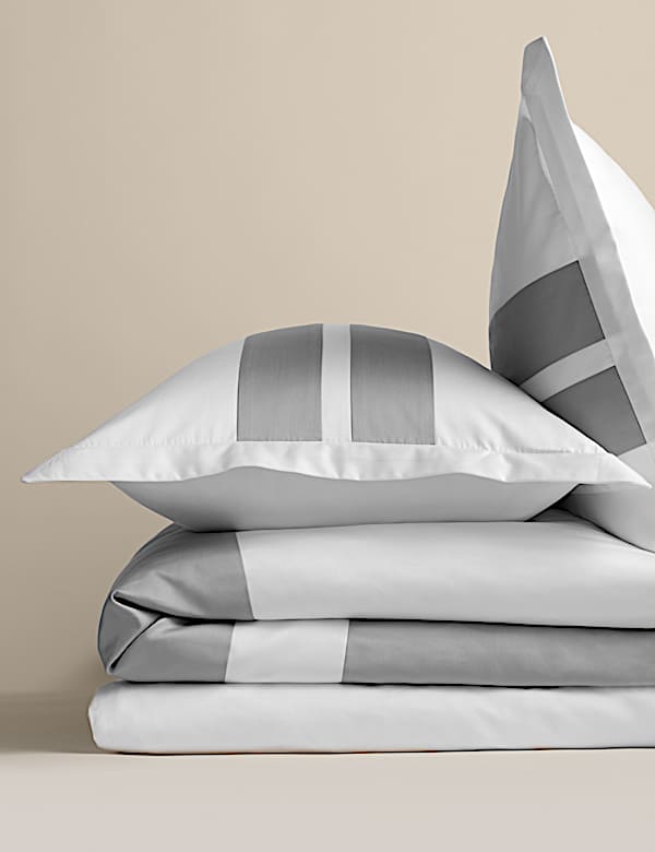 Sateen Stripe Bedding Set - CA