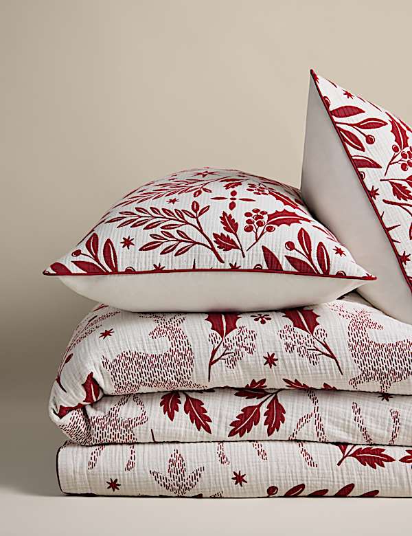 Woodland Pure Cotton Jacquard Bedding Set - AU
