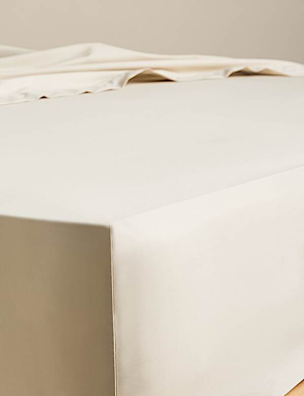 Egyptian Cotton 230 Thread Count Crisp Deeper Fitted Sheet - AT