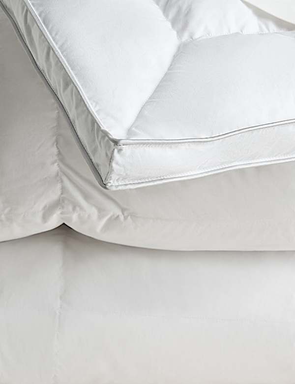 Surmatelas de qualité supérieure garni de duvet et de plumes d’oie hongroise - LU