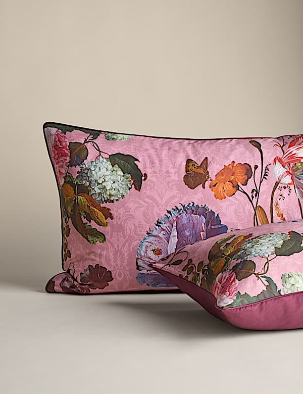 Pure Cotton Floral Border Bedding Set - CH