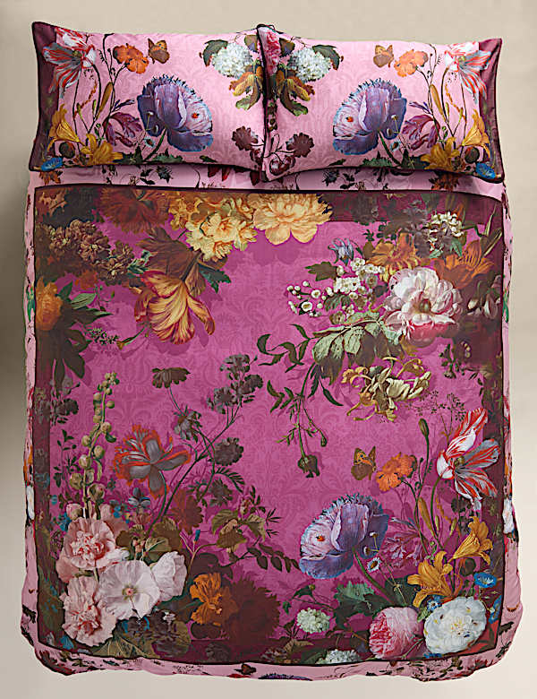 Pure Cotton Floral Border Bedding Set - CH