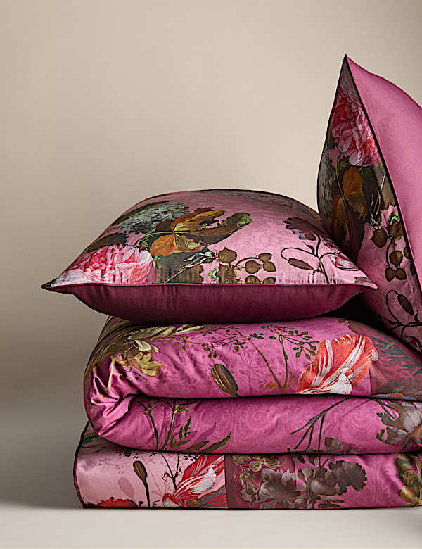 Pure Cotton Floral Border Bedding Set - CH