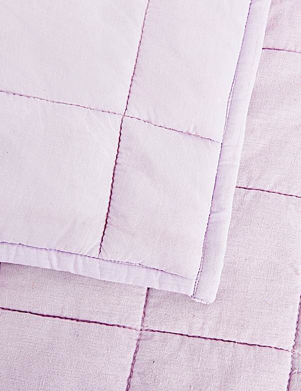 Cotton Rich Quilted Throw - US