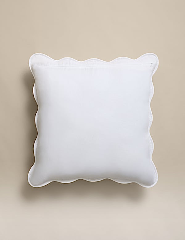 Pure Cotton Scallop Edge Pillow Sham - CZ
