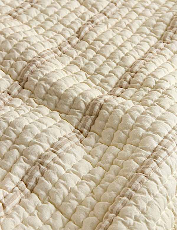 Pure Cotton Yarn Dyed Striped Bedspread - BE