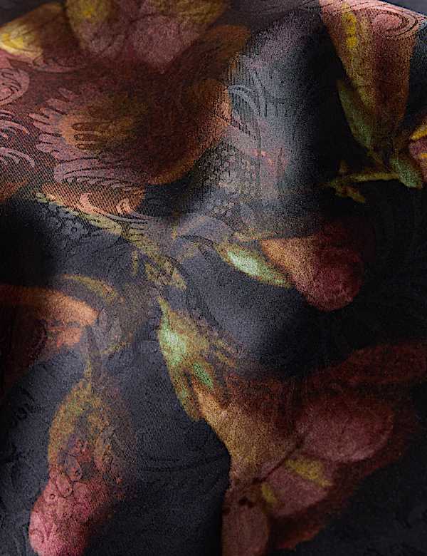 סט מצעים פרחוני מסטן - IL