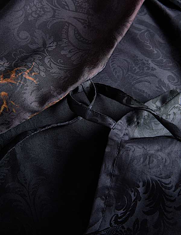 סט מצעים פרחוני מסטן - IL