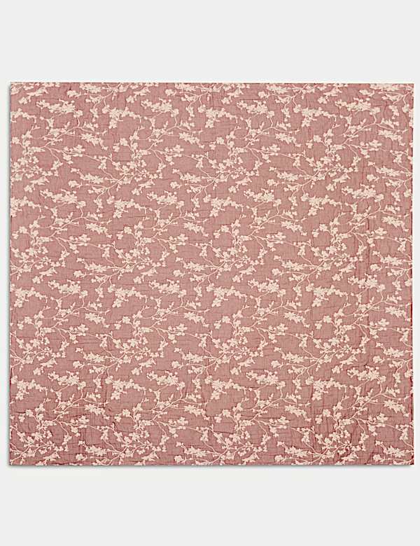 Pure Cotton Gauze Cherry Blossom Bedspread - AU
