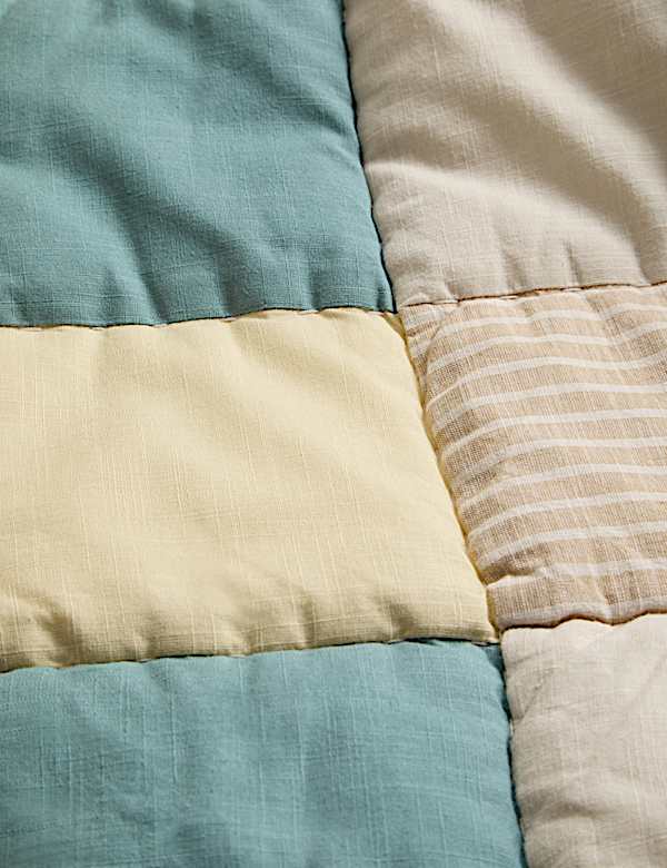 כיסוי מיטה מכותנה טהורה בדוגמת טלאים - IL