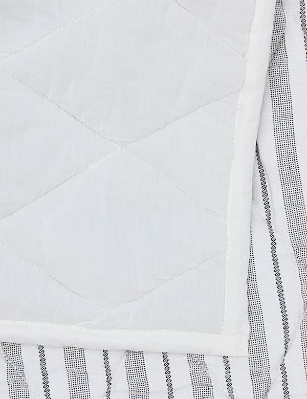 Pure Cotton Striped Bedspread - BE
