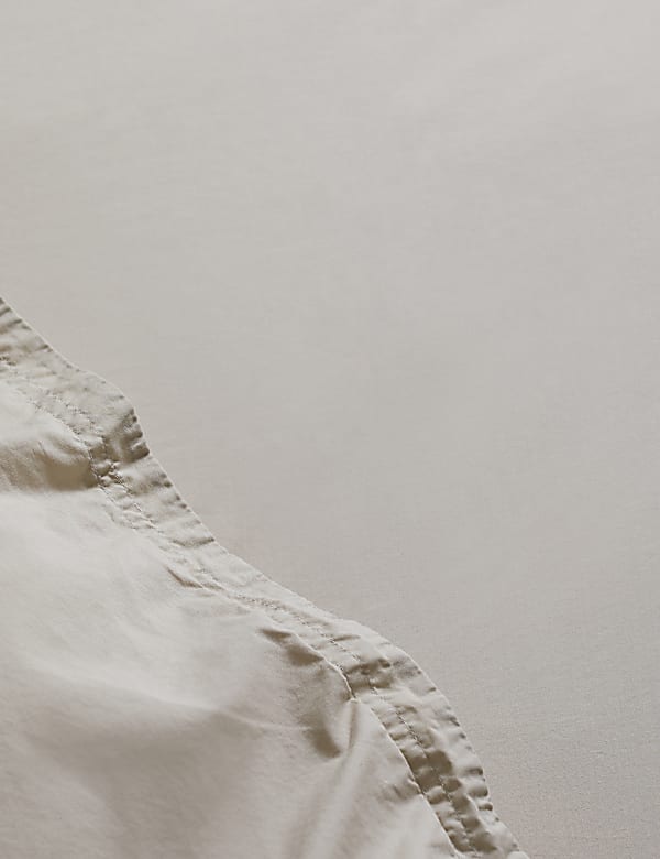 Washed Cotton Deep Fitted Sheet - NO