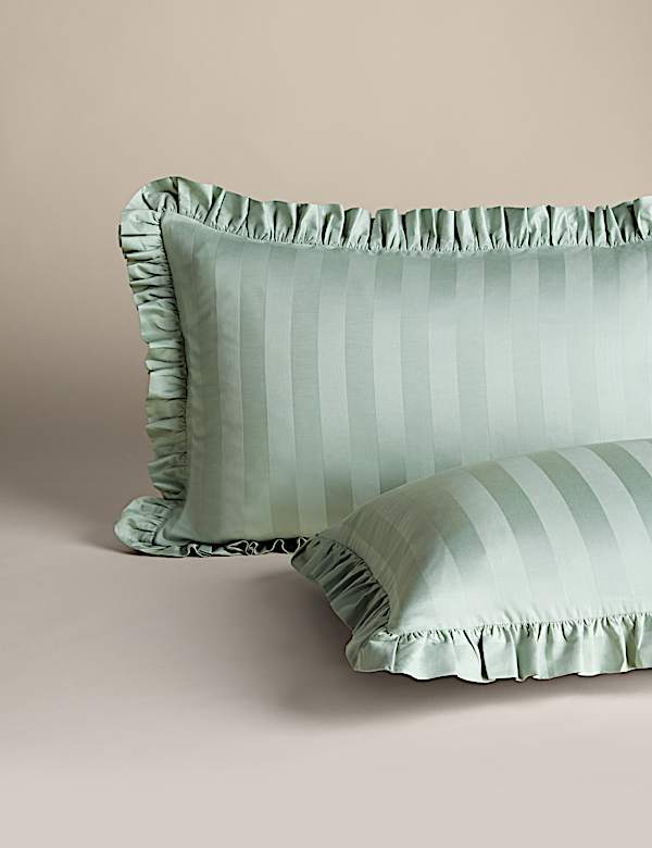 Pure Cotton Printed Ruffle Edge Bedding Set - KG