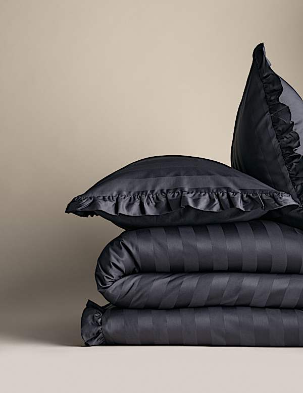 Pure Cotton Printed Ruffle Edge Bedding Set - KG