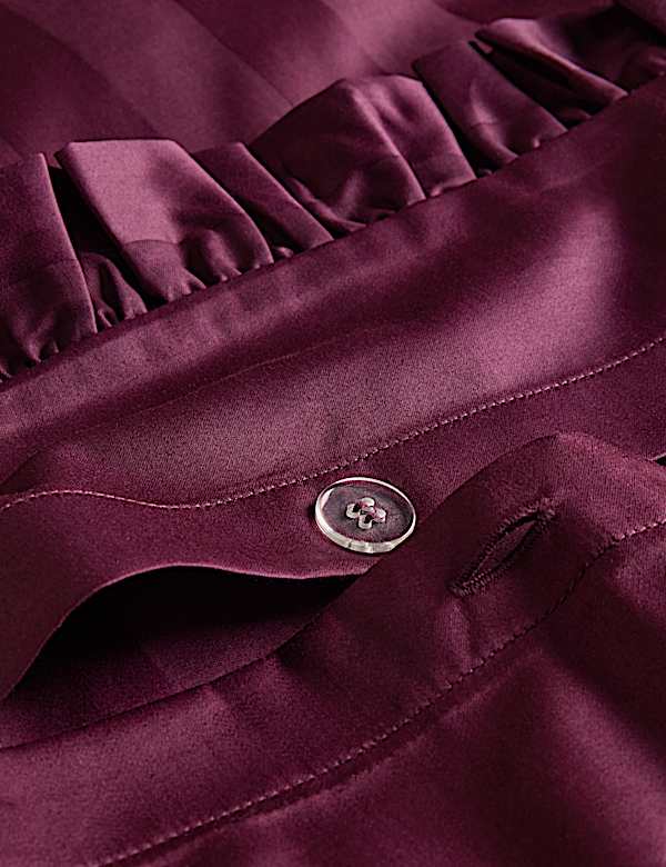 Pure Cotton Printed Ruffle Edge Bedding Set - IL