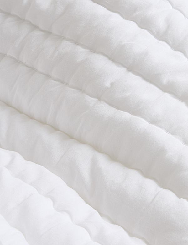 Washed Cotton Quilted Ruffle Bedspread - CA