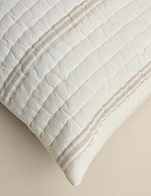 Pure Cotton Striped Cushion - LV