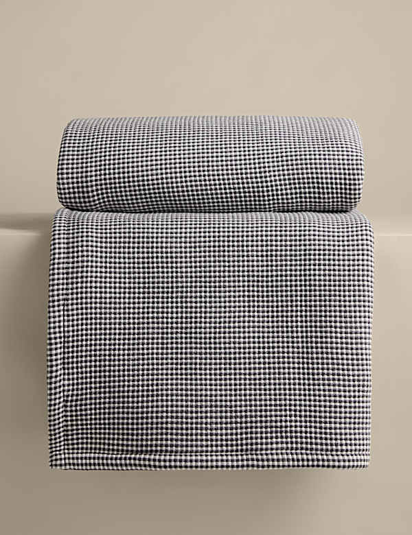 Cotton Rich Gingham Bedspread - JO
