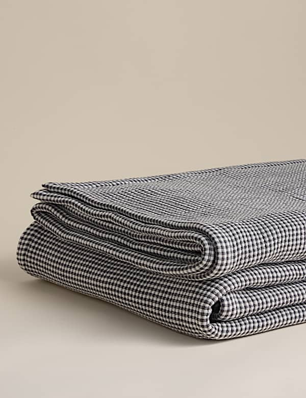 Cotton Rich Gingham Bedspread - JO