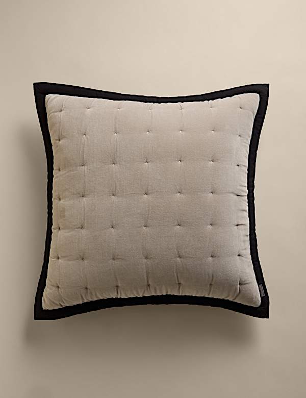 Pure Cotton Velvet Quilted Sham - LU