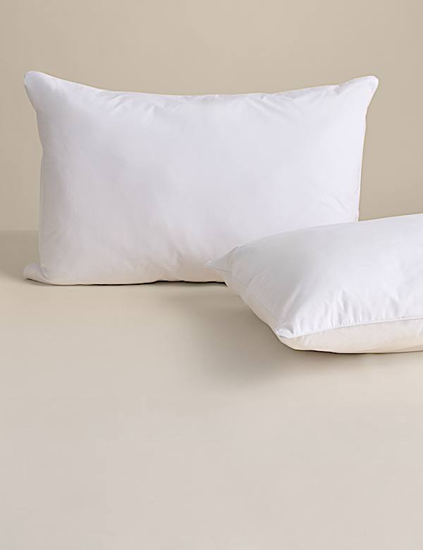 2 Pack Cluster Fibre Firm Pillows - US