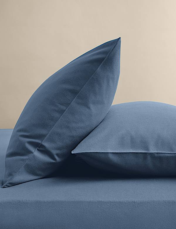 Pure Cotton Brushed Bedding Set - IS