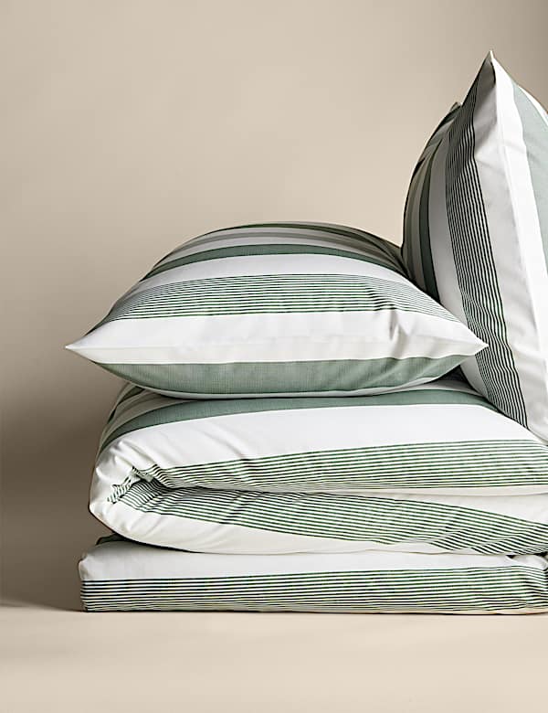 Pure Cotton Hadley Striped Bedding Set - IL