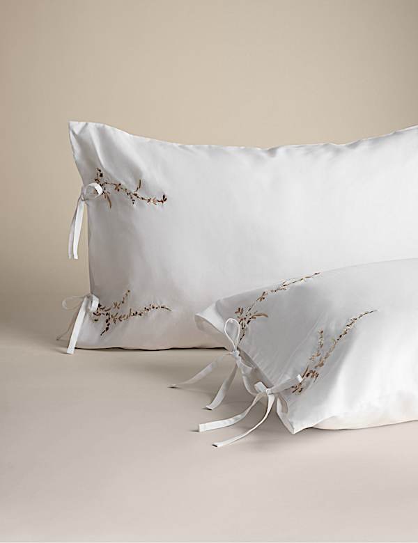 Parure de lit Tamsin 100&nbsp;% coton &agrave; motif fleuri - FR