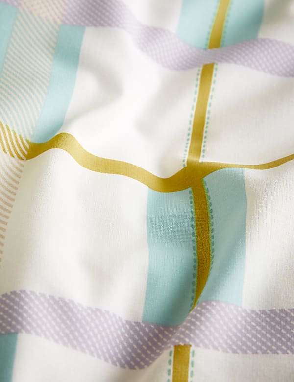 Cotton Rich Ladder Geometric Bedding Set - VN