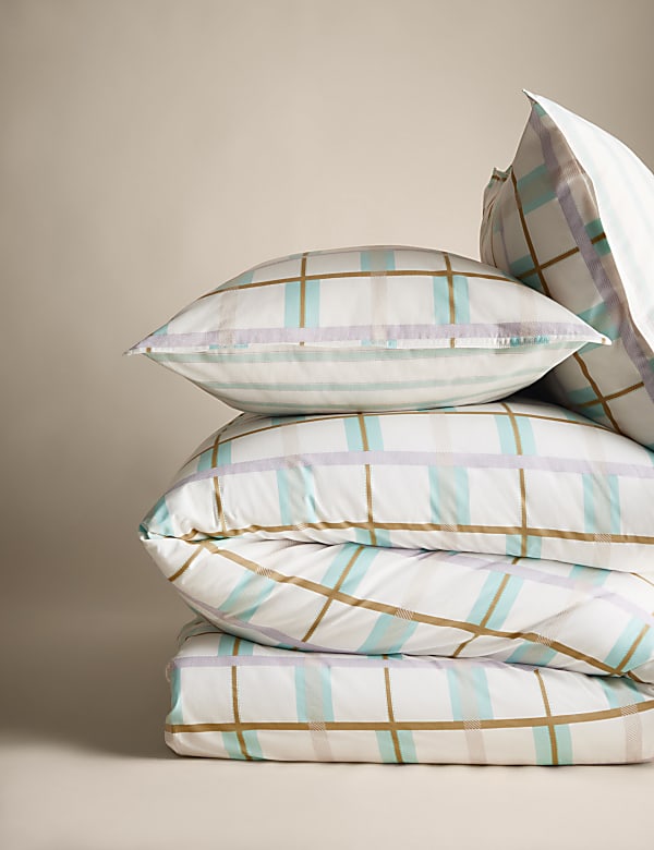 Cotton Rich Ladder Geometric Bedding Set - VN