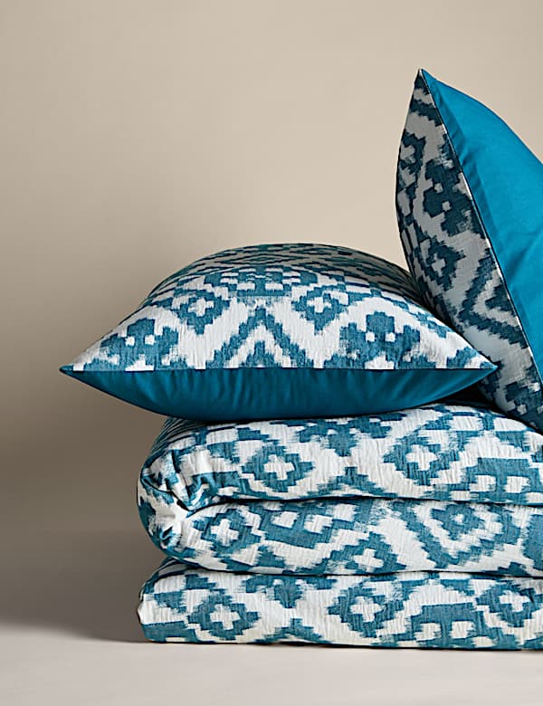 Parure de lit Kimyou 100 % coton jacquard - LU