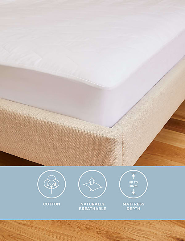 Pure Cotton Mattress Protector - AU