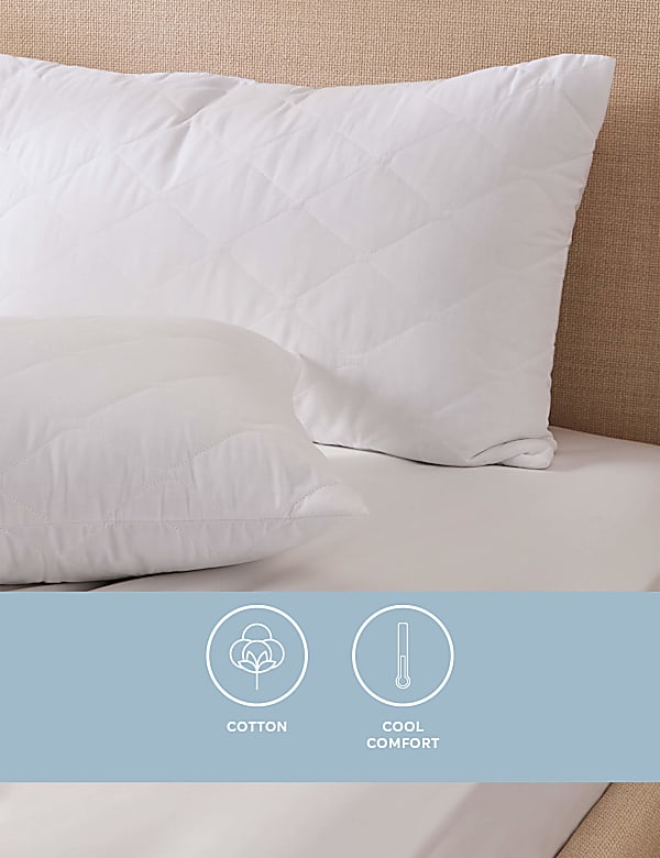 2pk Comfortably Cool Pillow Protectors - OM