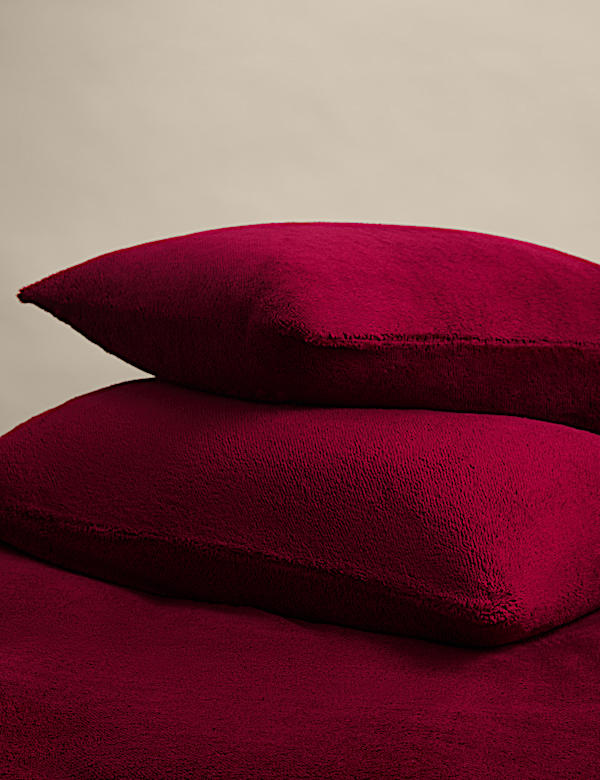 2pk Teddy Fleece Pillowcases - CZ