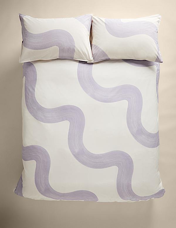 Cotton Rich Large Swirl Bedding Set - ES