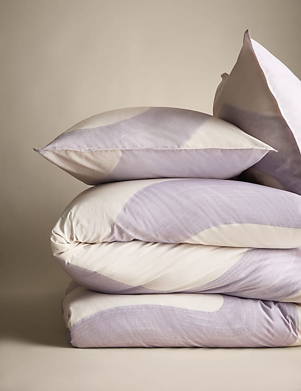 Cotton Rich Large Swirl Bedding Set - ES