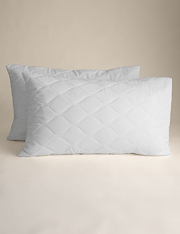 2pk Fresh & Cool Quilted Pillow Protectors - FI