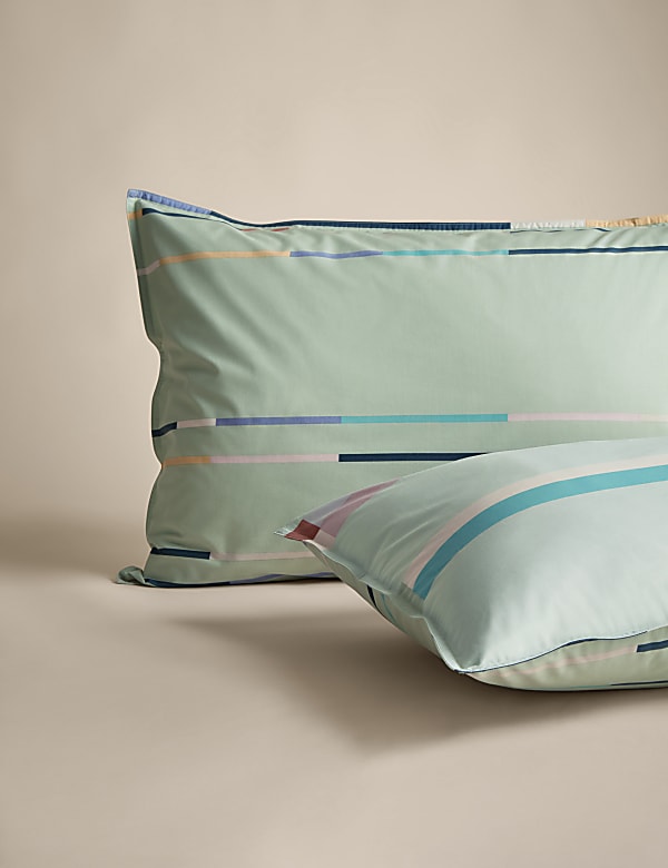 Cotton Rich Striped Bedding Set - US