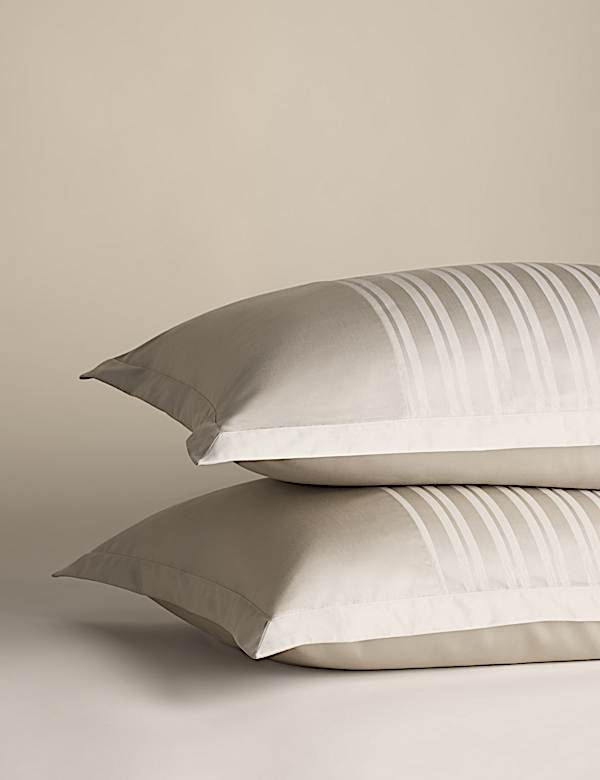 Pure Cotton Jacquard Striped Bedding Set - US